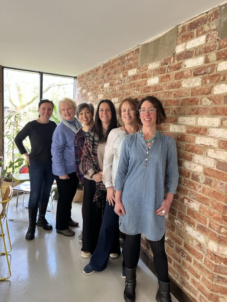 Participants at Michaela’s transformational One-Day Workshop for Women Who Want More, enjoying connection and growth at Happy River Retreat.